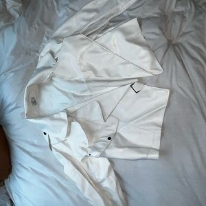 White leather jacket